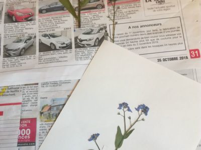 Faire son herbier du jardin