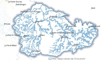 Carte Haute vallée de l'Orne et ses affluents