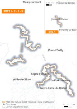 Carte Vallée de l'Orne