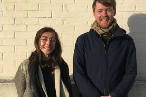 Camille et Boris architectes en résidence dans les gorges de la Rouvre