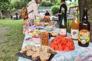 buffet de l'épicerie du coing à l'assemblée générale du CPIE