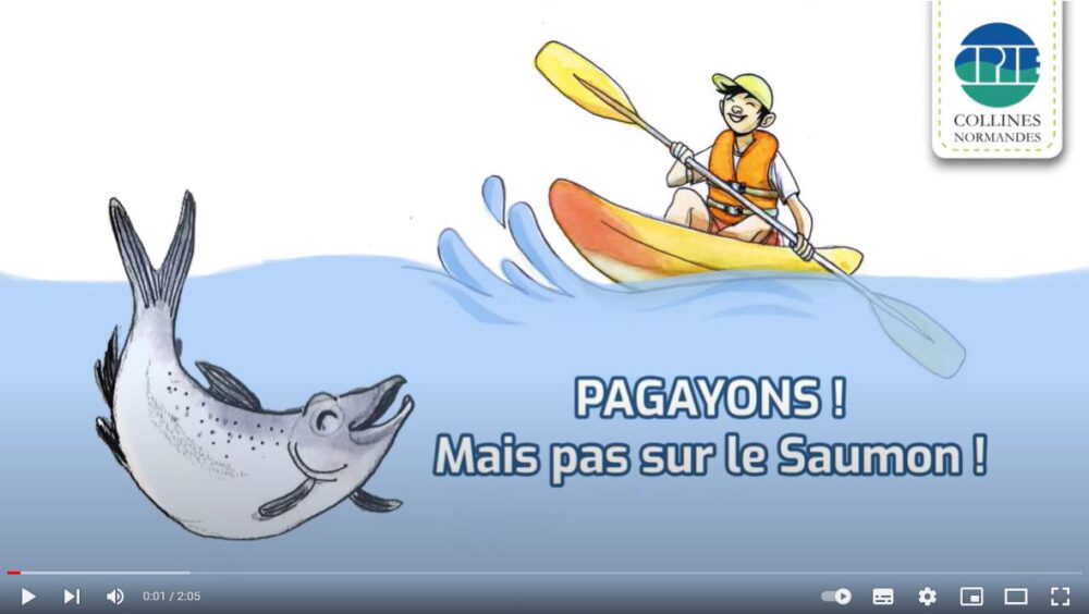 Pagayons! Mais pas sur le saumon !