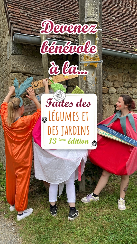 Devenez bénévole à la "Faites" des légumes et des jardins