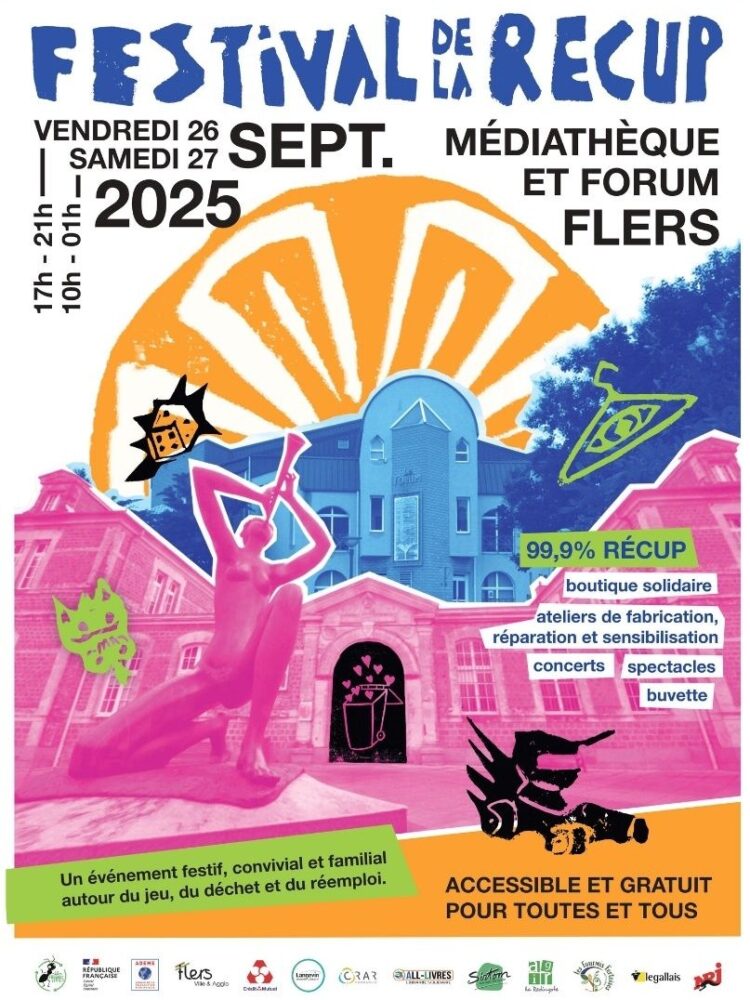 affiche du festival de la recup de flers